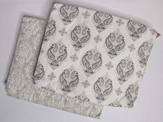REVERSIBLE PURE COTTON DOHAR SET in MULTI-COLOR