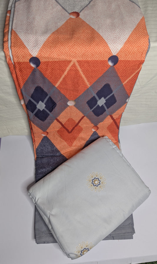 REVERSIBLE 100% COTTON DOHAR SET in MULTICOLOR