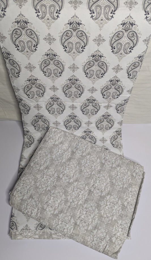 REVERSIBLE PURE COTTON DOHAR SET in MULTI-COLOR