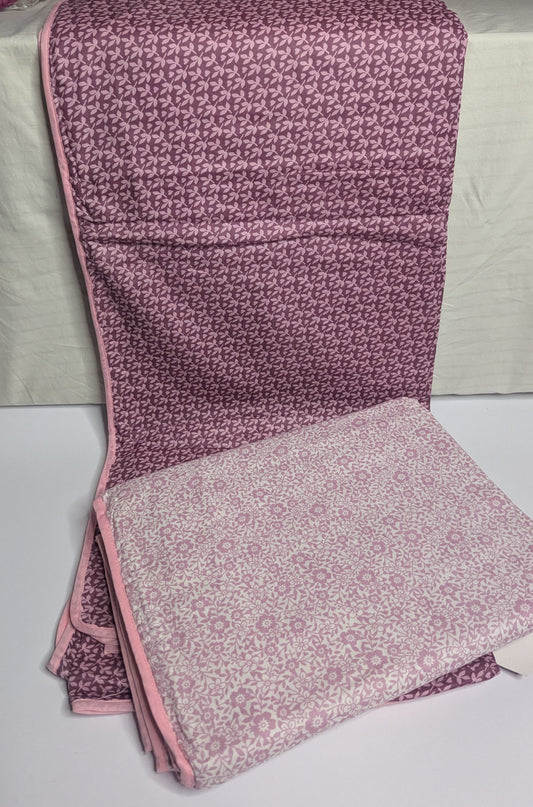 REVERSIBLE 100% COTTON DOHAR SETS in MAROON